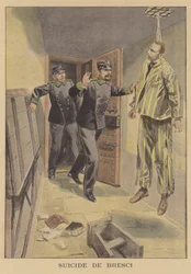 The suicide of Gaetano Bresci